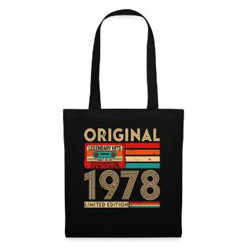 Original legendäre Hits Das Beste von 1978 - Stoffbeutel - Schwarz - Vorne
