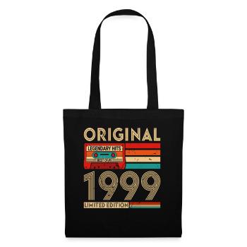 Made in 1999 Vintage Geburtstagsgeschenk 1999 - Stoffbeutel - Schwarz - Vorne