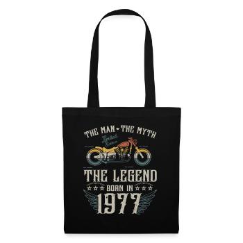 L'homme Le Mythe La Légende Né En 1977 Cadeau - Sac en tissu - noir - Devant