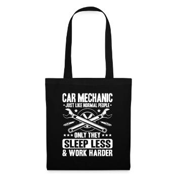 KFZ-Mechatroniker Car Mechanic Auto Mechanic - Stoffbeutel - Schwarz - Vorne