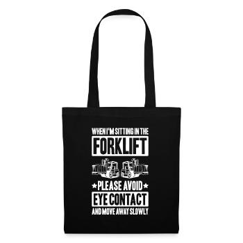 Forklift Driver Forklift Operator - Tote Bag - black - Front