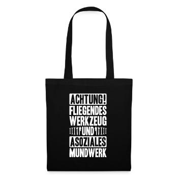 Plant mechanic plumber plumber sanitary heating - Tote Bag - black - Front