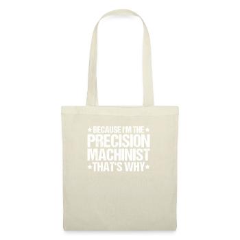 Precision mechanic Precision Machinist - Tote Bag - nature - Front