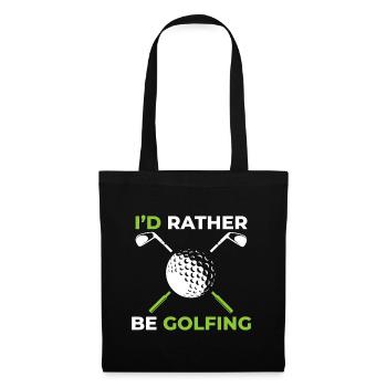 Golf golfeur club de golf balle de golf terrain de golf - Sac en tissu - noir - Devant