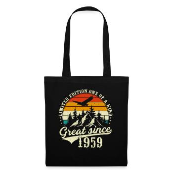 Unique En Son Genre Depuis 1959 - Sac en tissu - noir - Devant