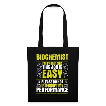 Biochemiker Biochimie Biochimie Biochimiste - Sac en tissu - noir - Devant