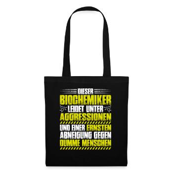 Biochemiker Biochemie Biochemistry Biochemist - Tote Bag - black - Front