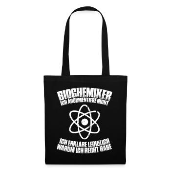 Biochemiker Biochimie Biochimie Biochimiste - Sac en tissu - noir - Devant