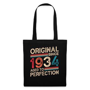 Original since 1934 Aged to perfection - Tote Bag - black - Front