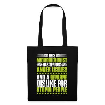 Microbiology Microbiologist Biology Biologist - Tote Bag - black - Front