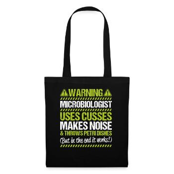 Microbiology Microbiologist Biology Biologist - Tote Bag - black - Front