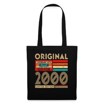 Original legendäre Hits Best of 2000 - Stoffbeutel - Schwarz - Vorne