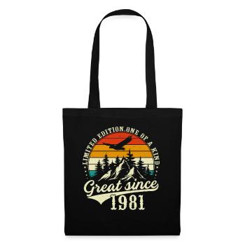 Unique En Son Genre Depuis 1981 - Sac en tissu - noir - Devant