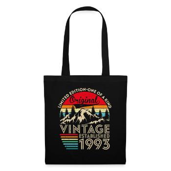 Original vintage established in 1993 anniversary - Tote Bag - black - Front