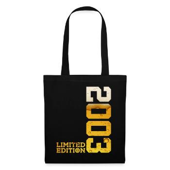 23E ANNIVERSAIRE BIÈRE 2003 - Sac en tissu - noir - Devant