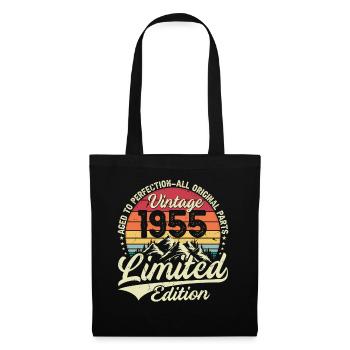 Vintage Birthday Gift 1955 Limited Edition - Tote Bag - black - Front