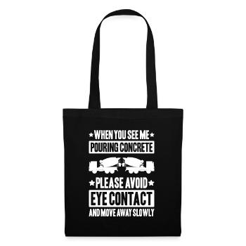 Betonbauer Stahlbetonbauer Concrete Worker - Tote Bag - black - Front