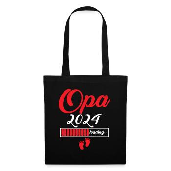 Opa 2024 - Stoffbeutel - Schwarz - Vorne