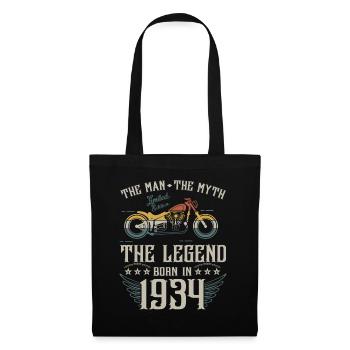 The man the myth The legend Born in 1934 gift - Tote Bag - black - Front