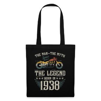 The man the myth The legend born in 1938 gift - Tote Bag - black - Front