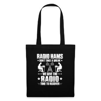 Amateurfunker Amateurfunk Radio Ham Amateur Radio - Tote Bag - black - Front