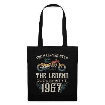 L'homme Le Mythe La Légende Né En 1967 Cadeau - Sac en tissu - noir - Devant