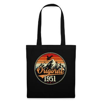 Vintage 1951 Birthday Gifts - Tote Bag - black - Front