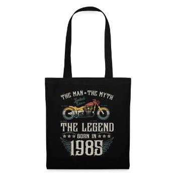 L'homme Le Mythe La Légende Né En 1985 Cadeau - Sac en tissu - noir - Devant