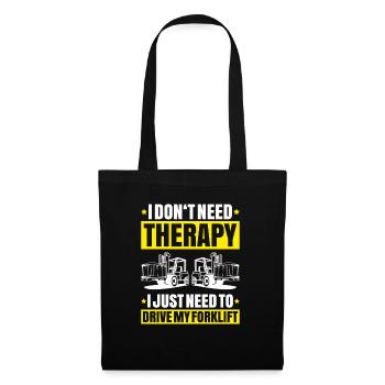 Forklift Driver Forklift Operator - Tote Bag - black - Front