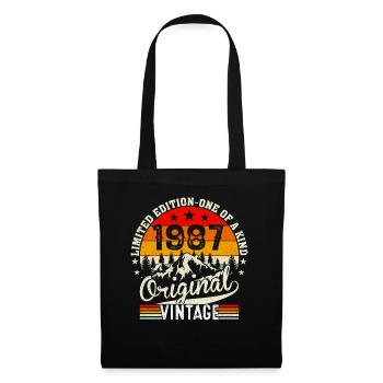 Millésime original 1987 - Sac en tissu - noir - Devant