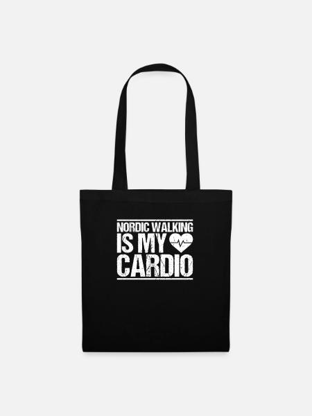 Nordic Walking Nordic Walker Nordic Walken - Tote Bag - black