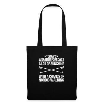 Nordic Walking Nordic Walker Nordic Walken - Tote Bag - black - Front