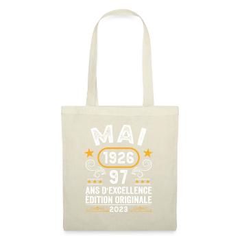 Anniversaire Vintage Idée Cadeau Mai 1926 97 - Sac en tissu - nature - Devant