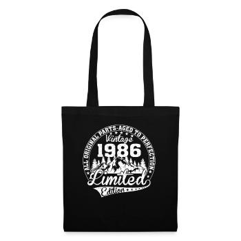 Die Besten Frauen Sind 1986 Geboren - Stoffbeutel - Schwarz - Vorne