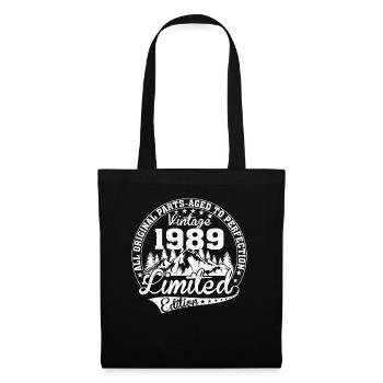 Vintage Classic 1989 Pseudo Anniversaire - Sac en tissu - noir - Devant