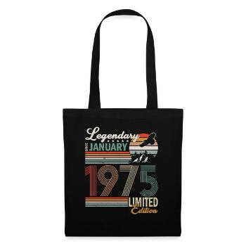 Statut de légende depuis janvier Né en 1975 - Sac en tissu - noir - Devant