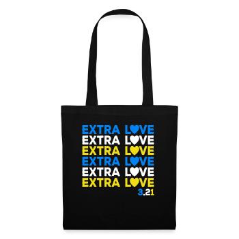Down Syndrome Extra Chromosomes Extra Love - Tote Bag - black - Front