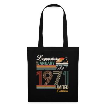Légendaire depuis janvier 1971 - Sac en tissu - noir - Devant