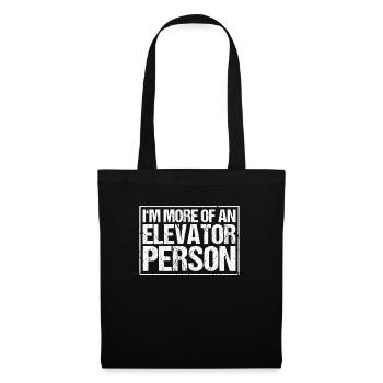 Elevator Fitter Elevator Mechanic Elevator Mechanic - Tote Bag - black - Front