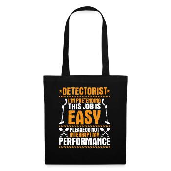 Détecteur Sondler Détecteur de métaux - Sac en tissu - noir - Devant