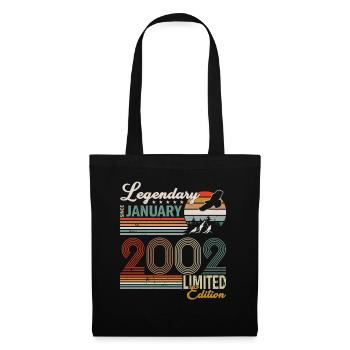 January 2002 born - Tote Bag - black - Front
