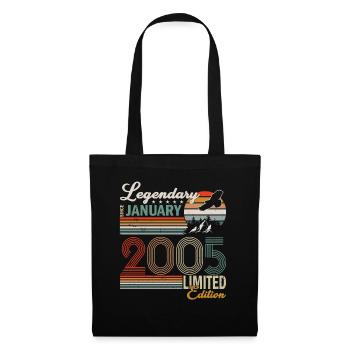 Légende depuis janvier 2005 - Sac en tissu - noir - Devant