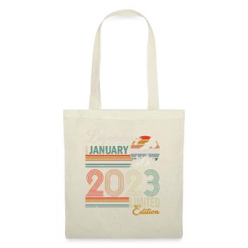 Legendär seit Januar 2023 - Stoffbeutel - Natur - Vorne