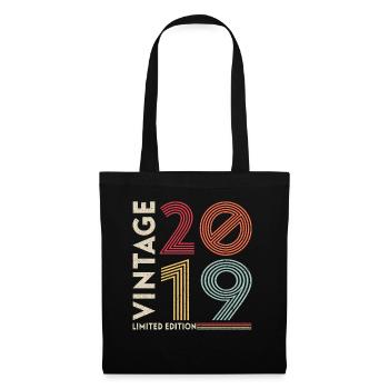 Vintage Legendary since 2019 Birthday - Tote Bag - black - Front