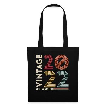 Vintage Légendaire depuis 2022 Anniversaire - Sac en tissu - noir - Devant
