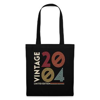 Vintage 2004 anniversaire 18 ans pour être génial - Sac en tissu - noir - Devant