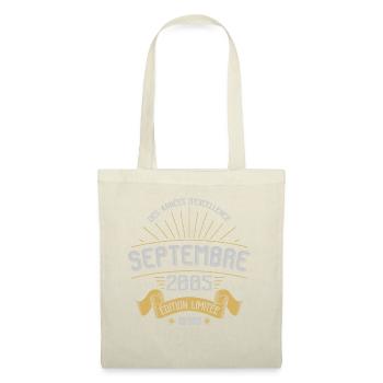 Vintage Nées En Septembre 2005 Cadeau - Sac en tissu - nature - Devant