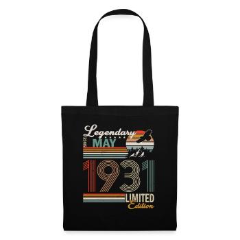 Sloth Birthday May 1931 Born 1931 - Tote Bag - black - Front