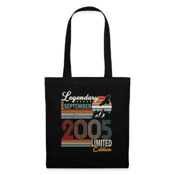 Awesome since september 2005 - Tote Bag - black - Front