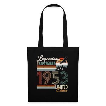 Septembre 1953 anniversaire 1953 Septembre - Tote Bag - black - Front